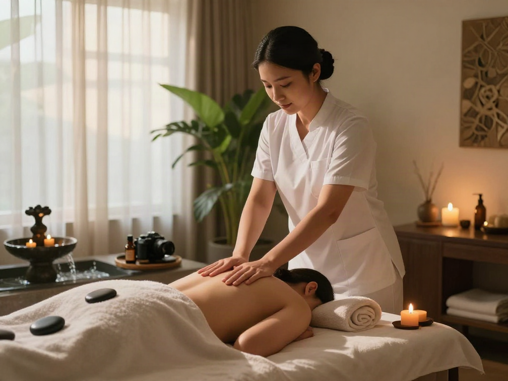 Experience 화성출장 with a professional massage therapist in a tranquil spa setting, enhancing relaxation and well-being.