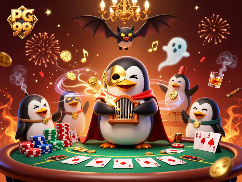 Play exciting games at PG 99 with immersive 3D illustrations of casino experiences.