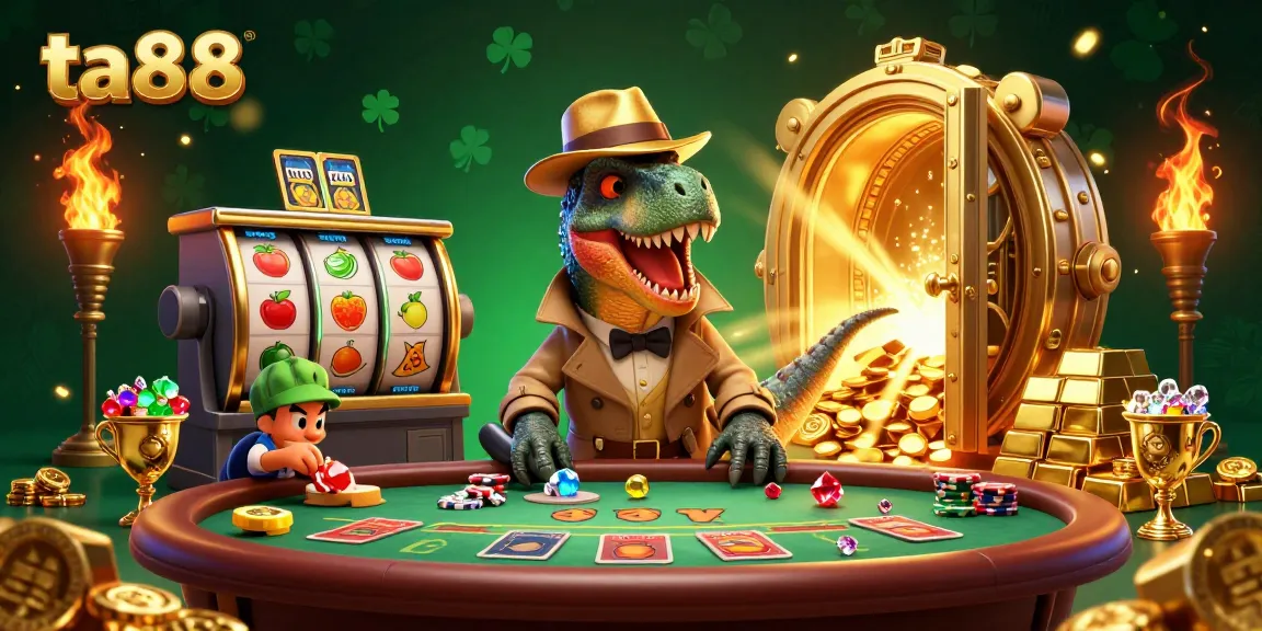 Watch the ta88 velociraptor card counter maneuver around blackjack, while dazzling gold surrounds the scene.