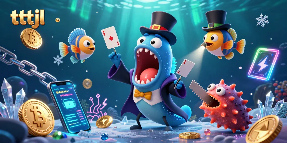 Engage with the thrilling tttjl magic act featuring unique underwater characters and crypto casino elements.
