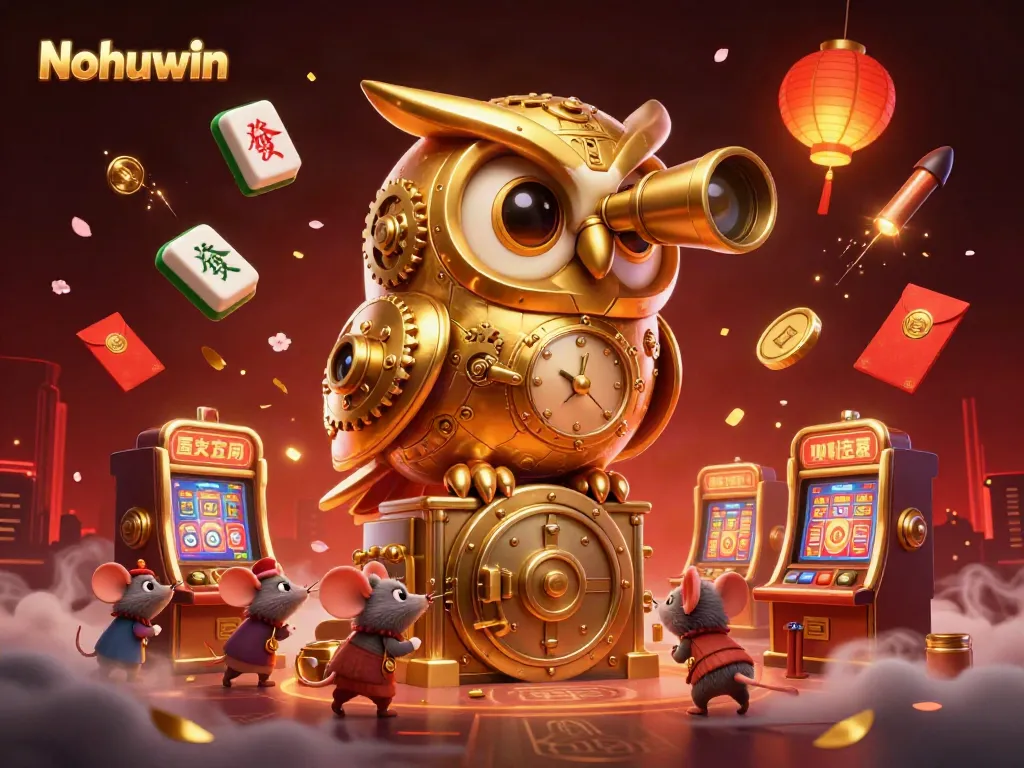 Nohuwin offers an exciting casino experience featuring vibrant 3D gaming elements.