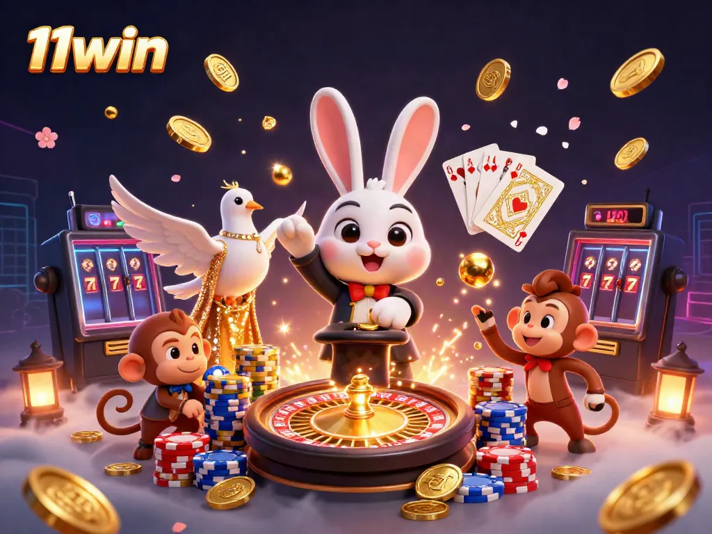 Experience thrilling action with 11win's vibrant gaming scene showcasing magical elements and colorful characters.
