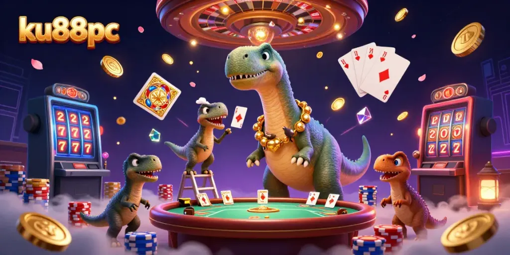 Experience the thrill of gaming at ku88pc, featuring interactive casino fun with vibrant 3D characters and dazzling elements.