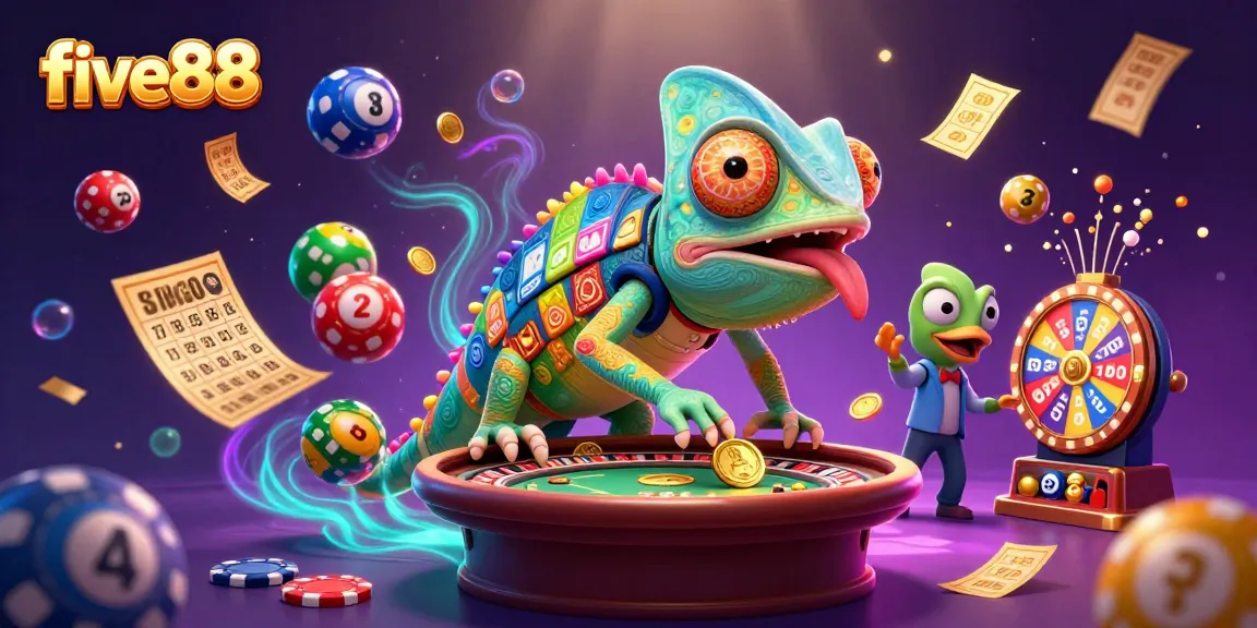 Watch five88 bring the thrill of the lottery with colorful bouncing balls and exciting casino action.