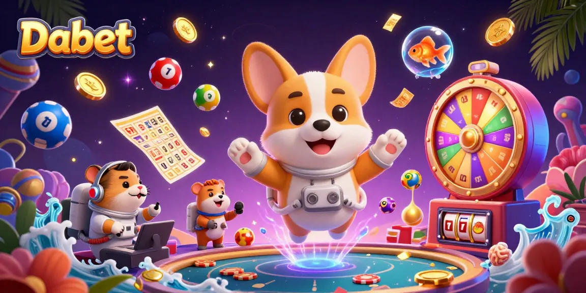 Dabet transports players into a vibrant zero-gravity casino world filled with exciting games and dynamic elements.